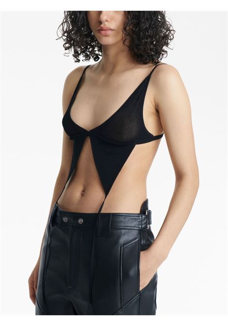 Top stile bra in nero - donna DION LEE | A7696S23BLK